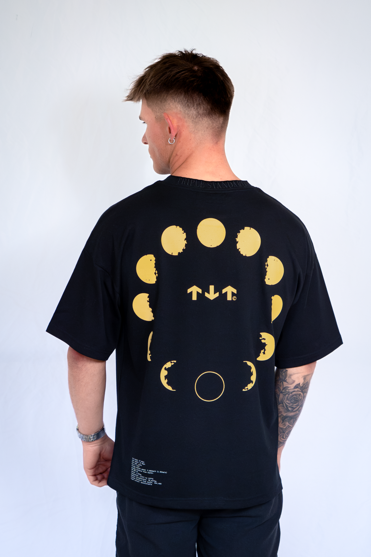 Heavyweight Cotton Box-Fit Tee / "PHASES"