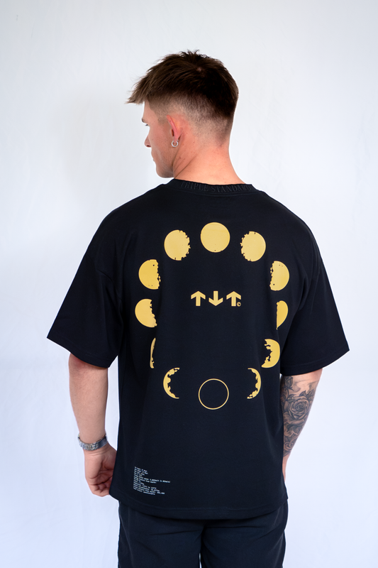 Heavyweight Cotton Box-Fit Tee / "PHASES"
