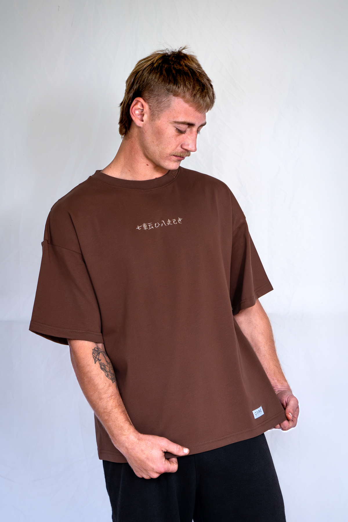 Heavyweight Box-Fit Tee / "KOTOWAZA"