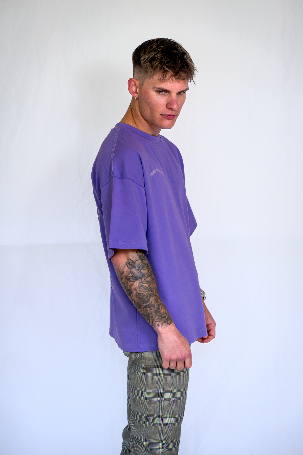 Heavyweight Cotton Box-Fit Tee / "ALTITUDE"