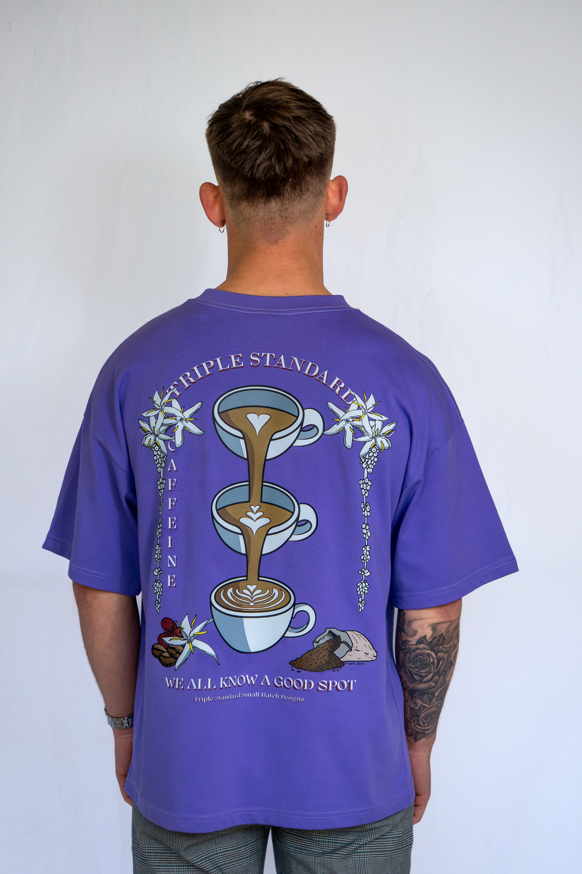 Heavyweight Cotton Box-Fit Tee / "ALTITUDE"