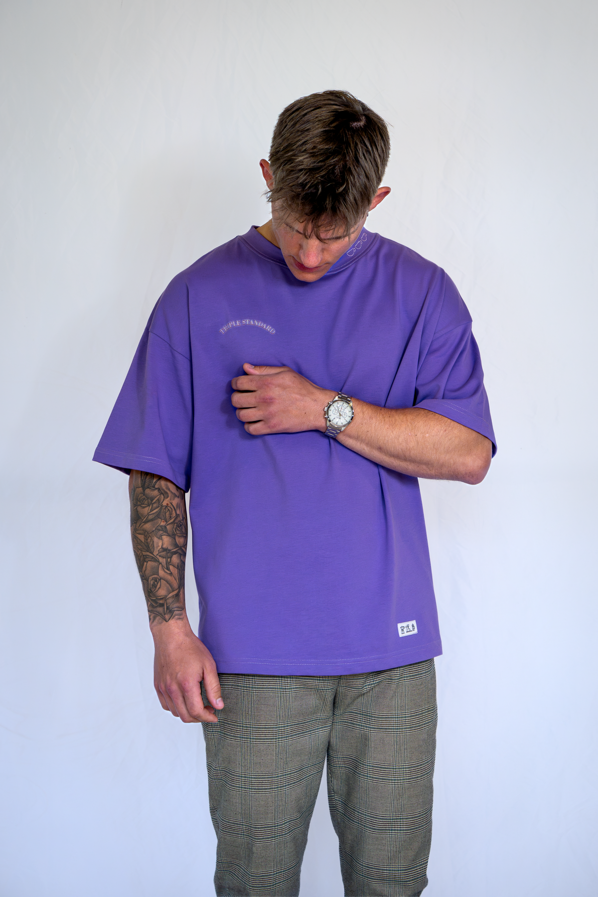 Heavyweight Cotton Box-Fit Tee / "ALTITUDE"