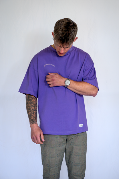 Heavyweight Cotton Box-Fit Tee / "ALTITUDE"