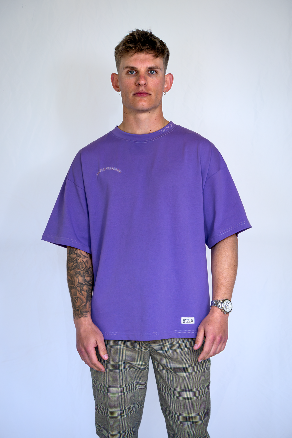 Heavyweight Cotton Box-Fit Tee / "ALTITUDE"