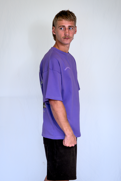 Heavyweight Cotton Box-Fit Tee / "ALTITUDE"