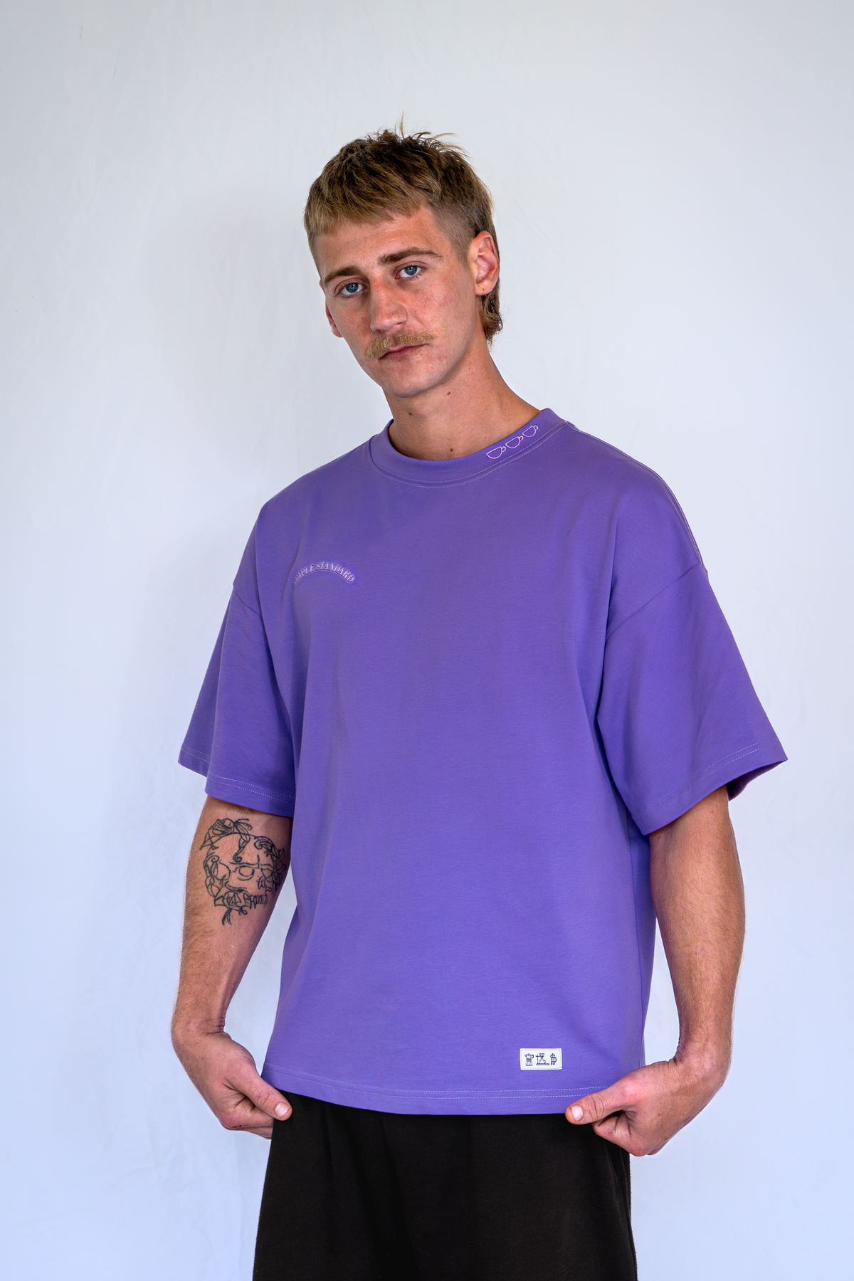 Heavyweight Cotton Box-Fit Tee / "ALTITUDE"